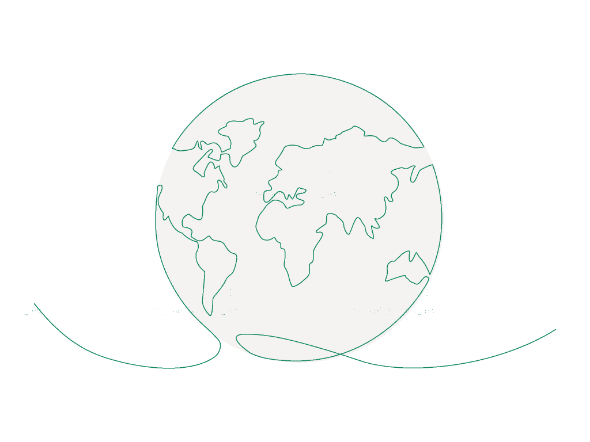 outline of the earth icon