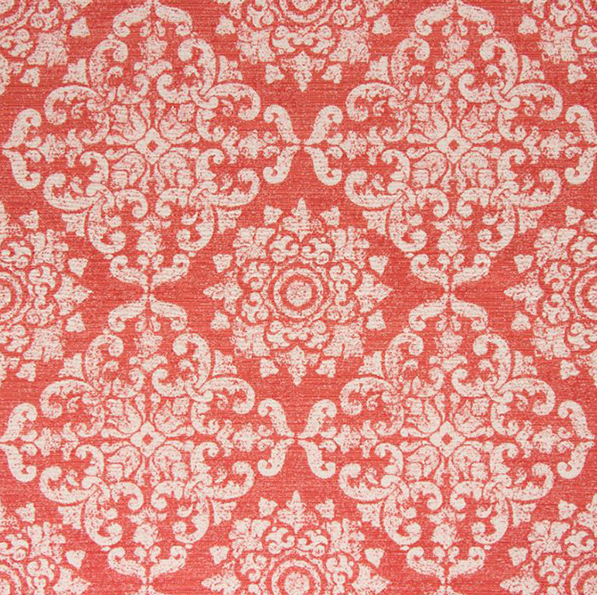 coral patterned fabric