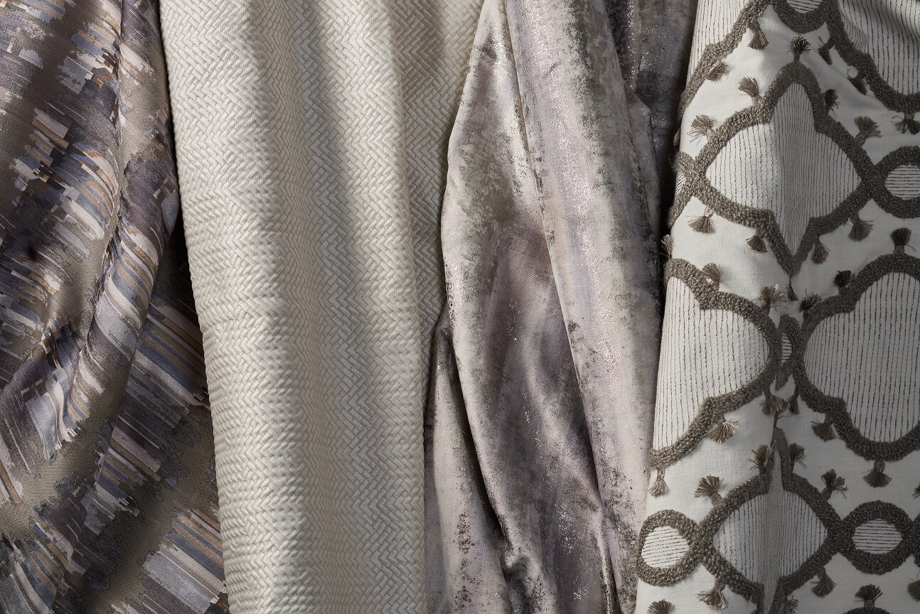 neutral brown patterned fabric