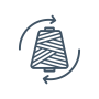 recycle yarn icon