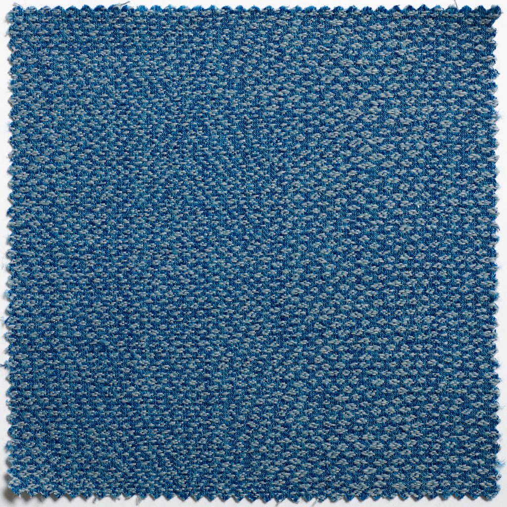 Fabric swatch blue