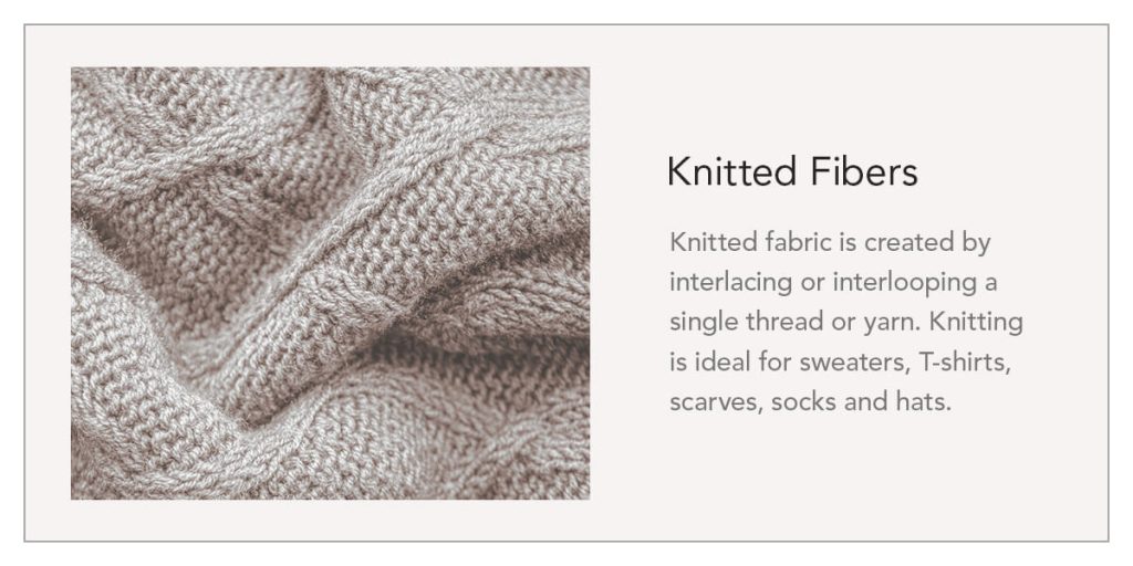 knitted fibers