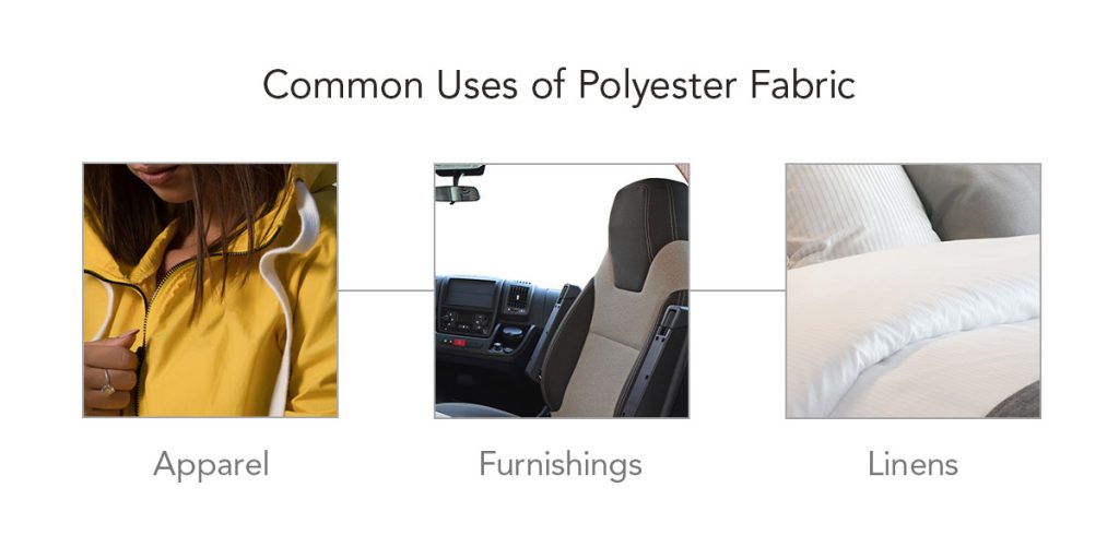 common uses of polyester fabric